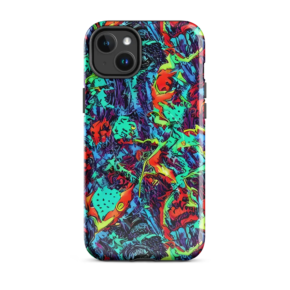 Neon Bog on MagSafe Tough Case for iPhone® — Front