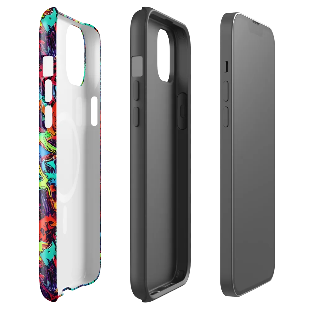 Neon Bog on MagSafe Tough Case for iPhone® — Front