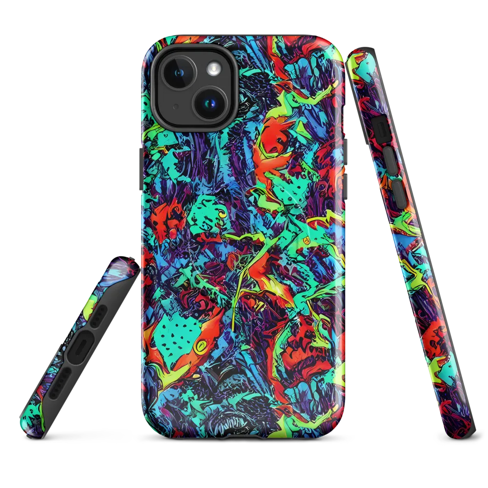 Neon Bog on MagSafe Tough Case for iPhone® — Front