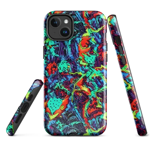 Neon Bog on a MagSafe Tough Case for iPhone®