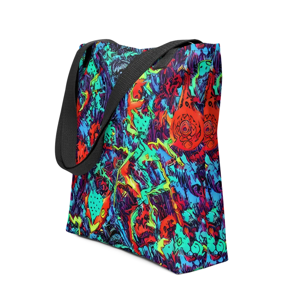 Neon Bog on Tote Bag — Front