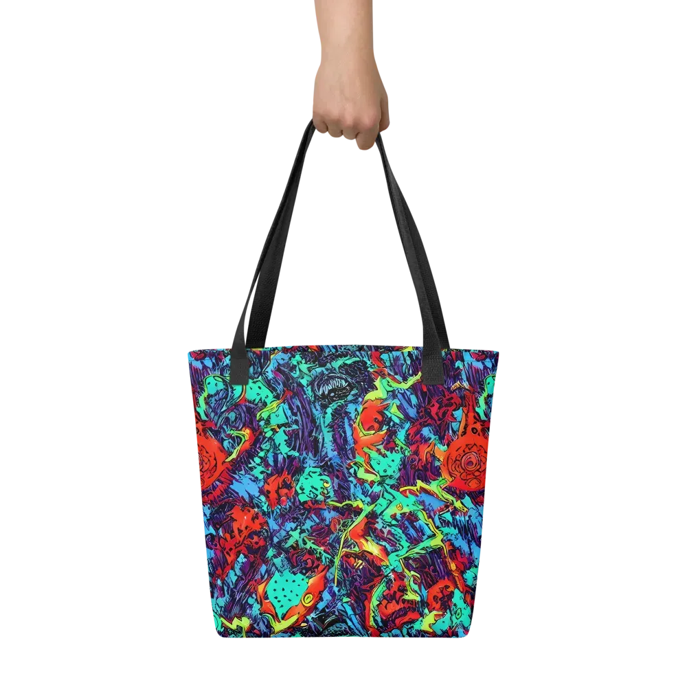 Neon Bog on Tote Bag — Front