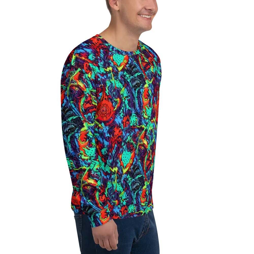 Neon Bog on Sweatshirt — Right Front