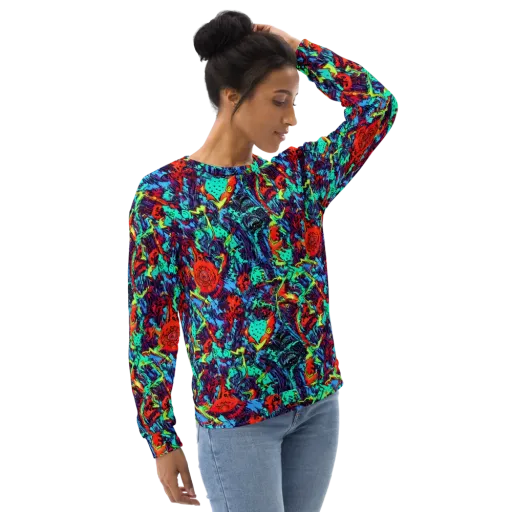 Neon Bog on a Sweatshirt