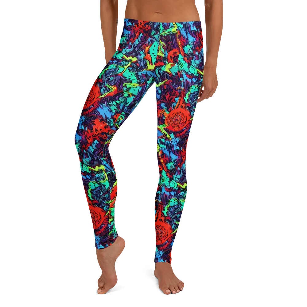 Neon Bog on Leggings — Front