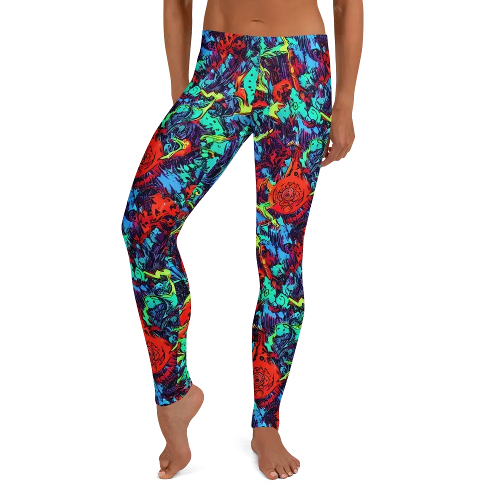 Neon Bog on Leggings — Front