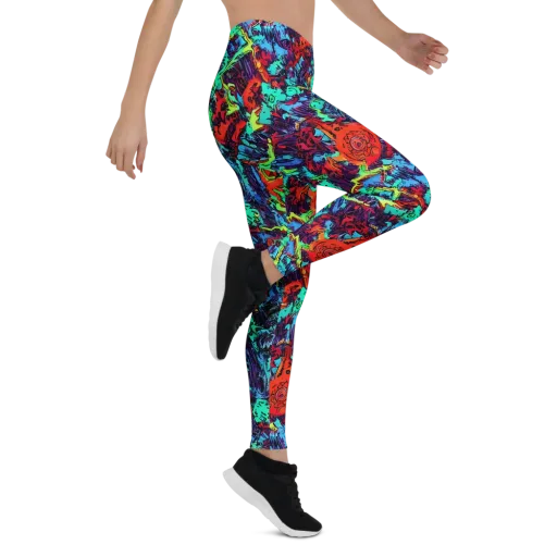 Neon Bog on a Leggings