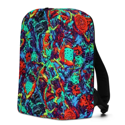 Neon Bog on a Minimalist Backpack