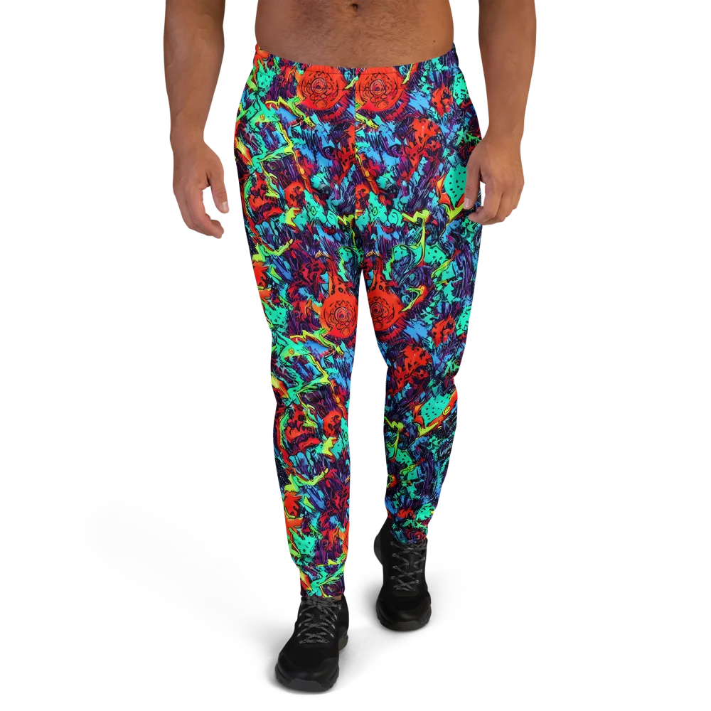 Neon Bog on Men's Joggers — Front