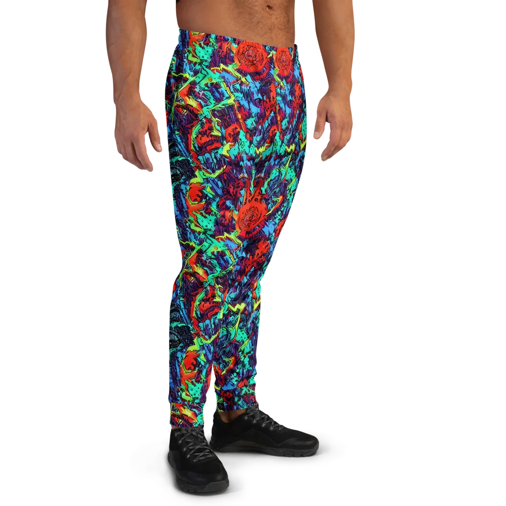 Neon Bog on Men's Joggers — Right