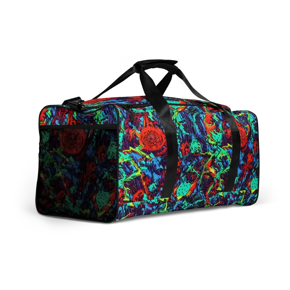 Neon Bog on Duffle Bag — Right Front