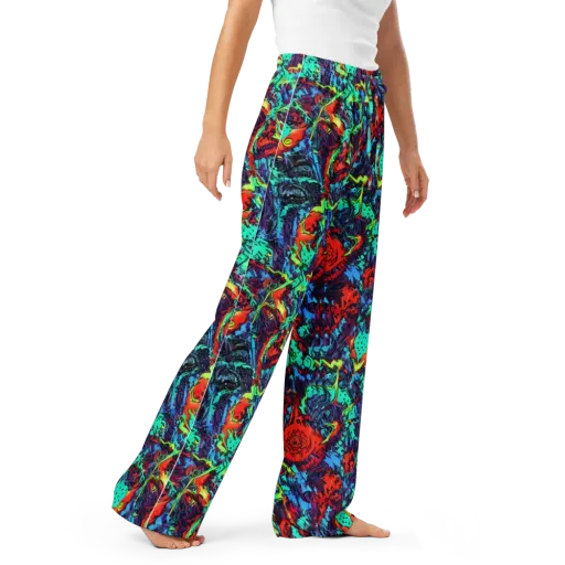 Neon Bog on a Women's Pajama Pants