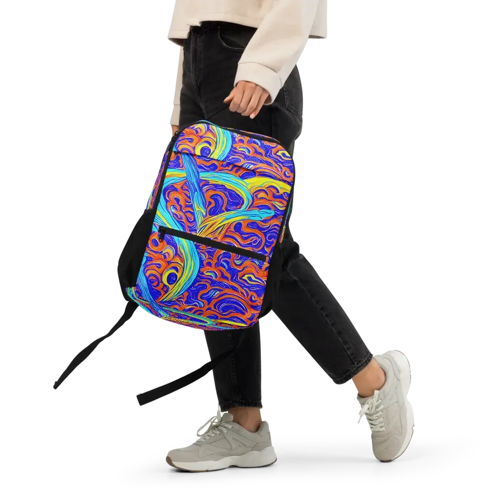 Tangerine Thunder on Utility Backpack — Front