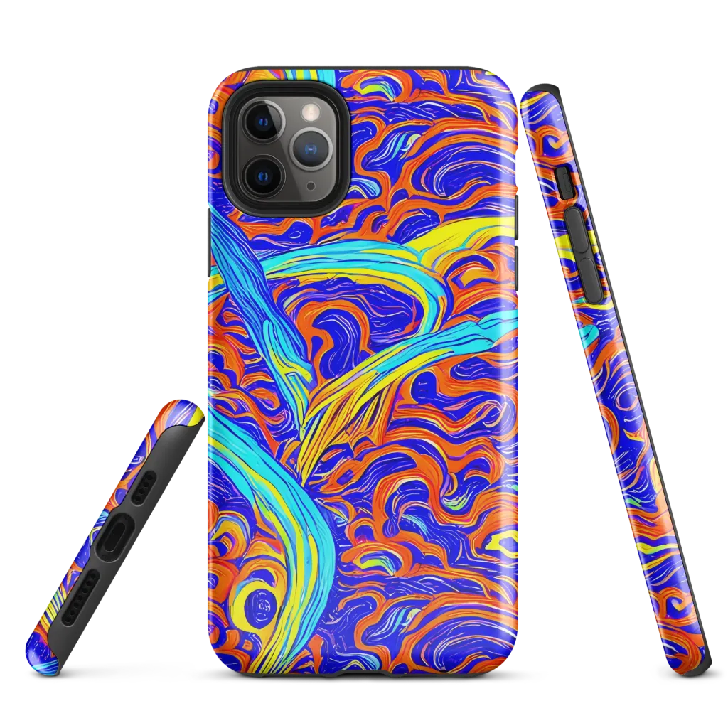 Tangerine Thunder on Tough Case for iPhone® — Front