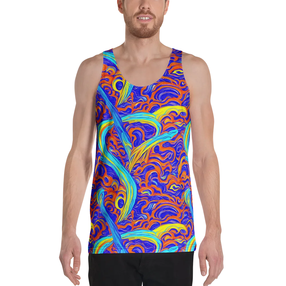Tangerine Thunder on Men's Tank Top — Front