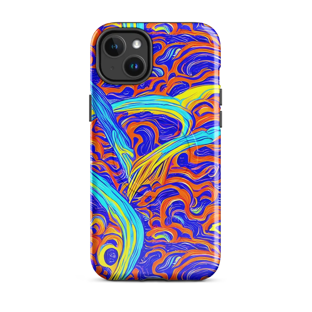 Tangerine Thunder on MagSafe Tough Case for iPhone® — Front