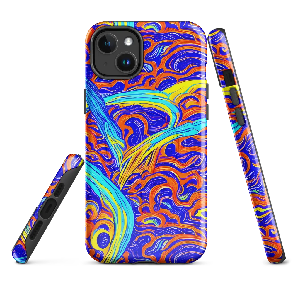 Tangerine Thunder on MagSafe Tough Case for iPhone® — Front