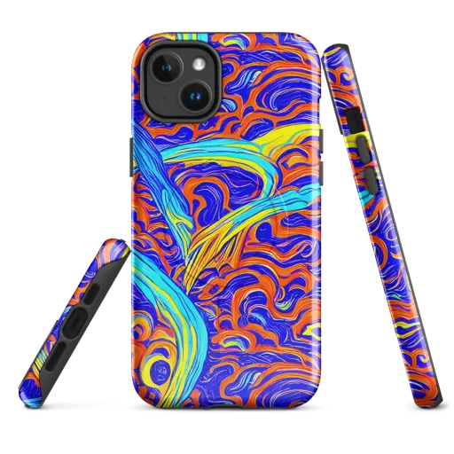 Tangerine Thunder on a MagSafe Tough Case for iPhone®