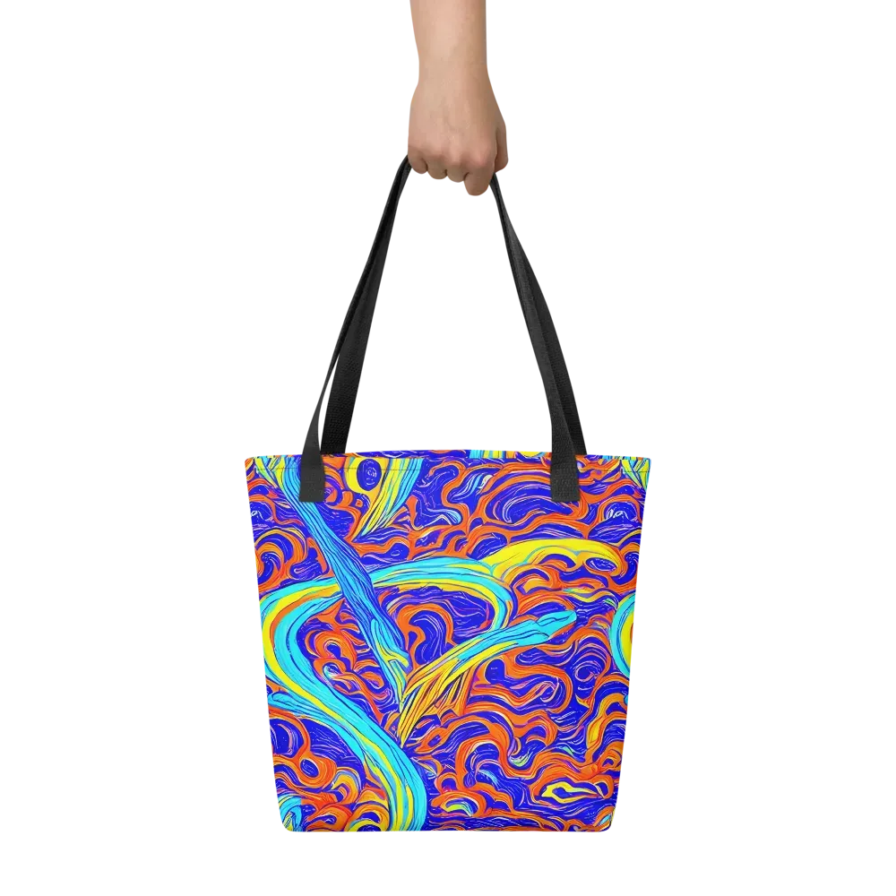 Tangerine Thunder on Tote Bag — Front