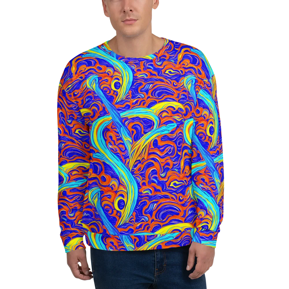 Tangerine Thunder on Sweatshirt — Front