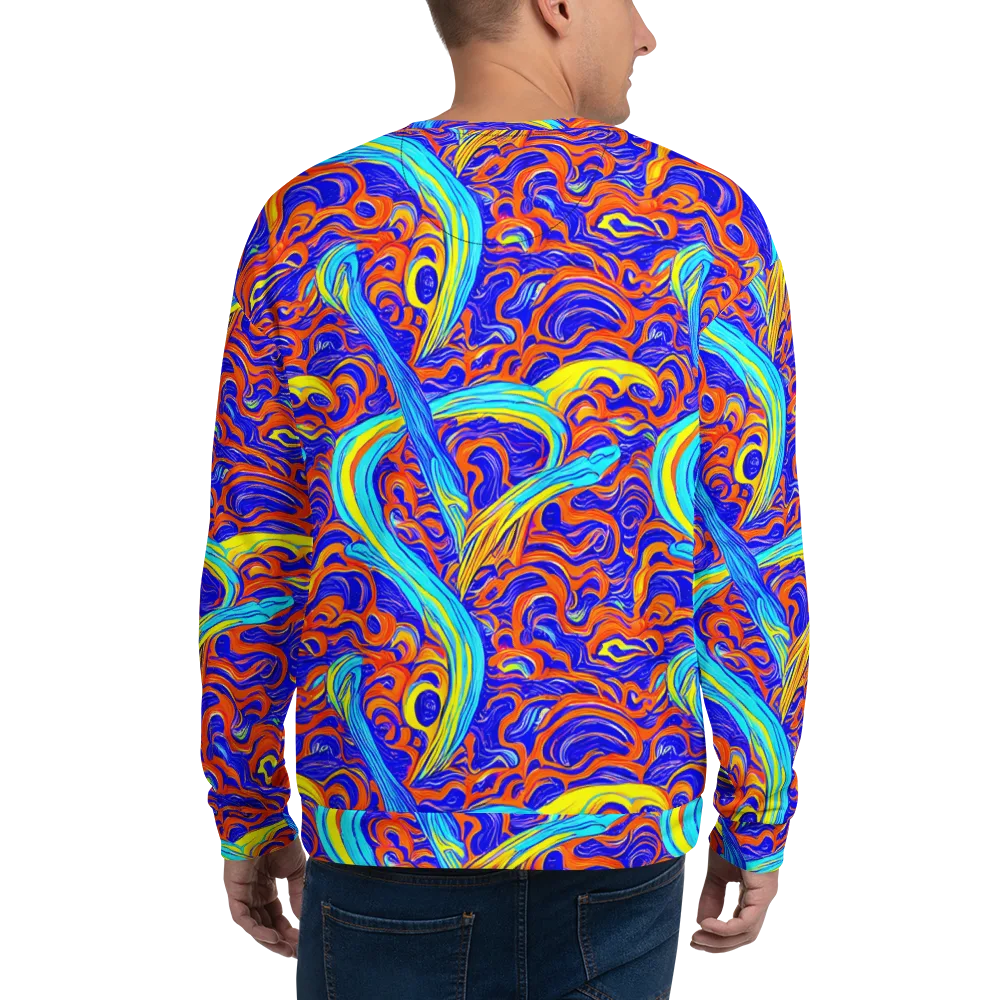 Tangerine Thunder on Sweatshirt — Back