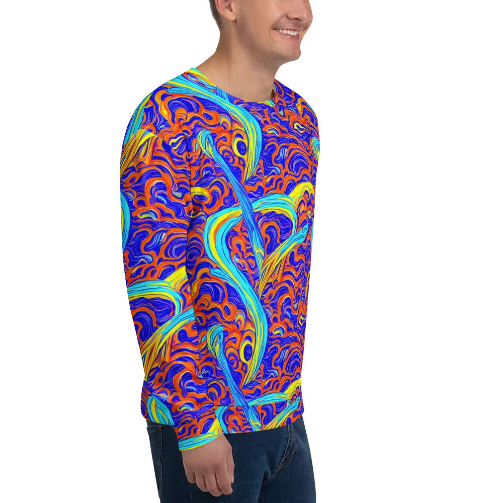 Tangerine Thunder on Sweatshirt — Right Front