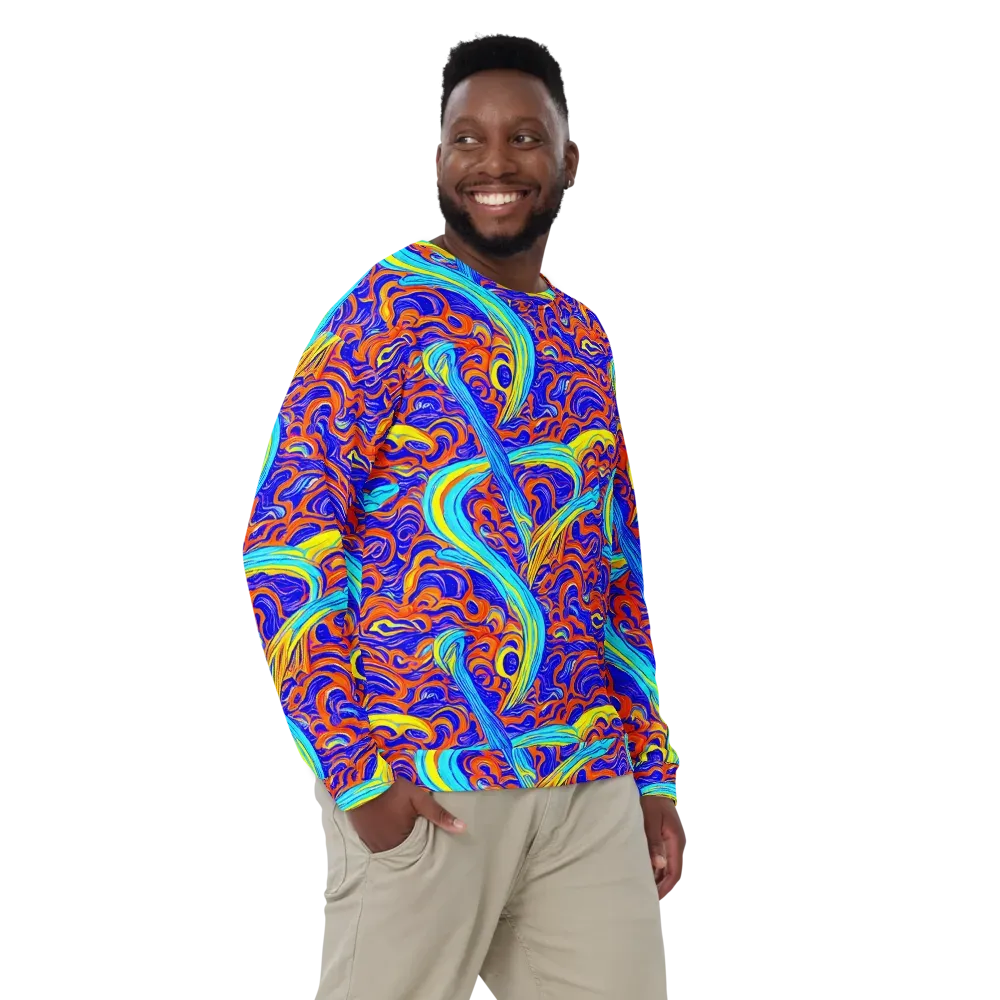Tangerine Thunder on Sweatshirt — Front