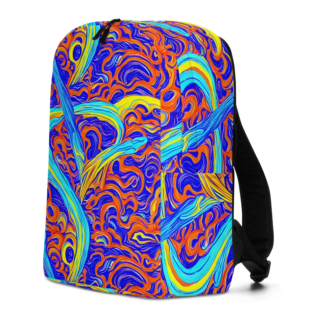 Tangerine Thunder on Minimalist Backpack — Left