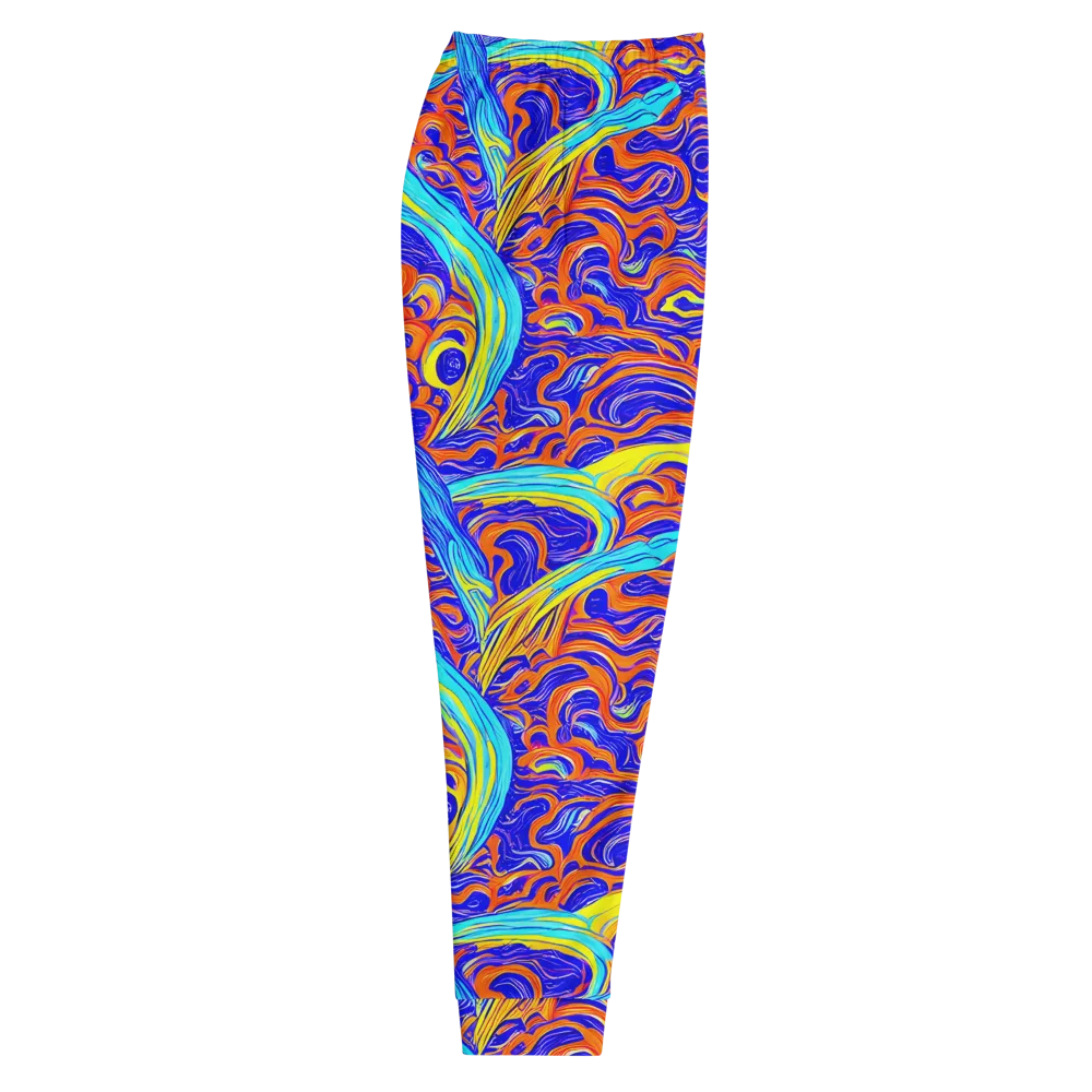 Tangerine Thunder on Men's Joggers — Right