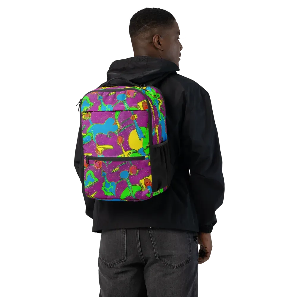 Hypercolor Haze on Utility Backpack — Back