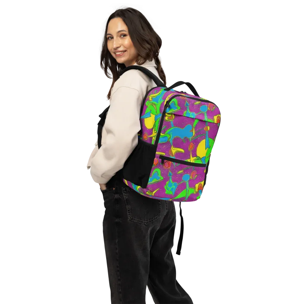 Hypercolor Haze on Utility Backpack — Back