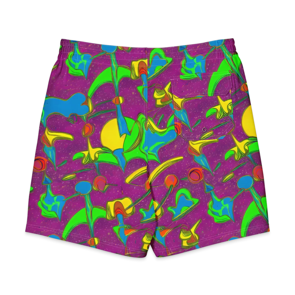 Hypercolor Haze on Men's Board Shorts — Back