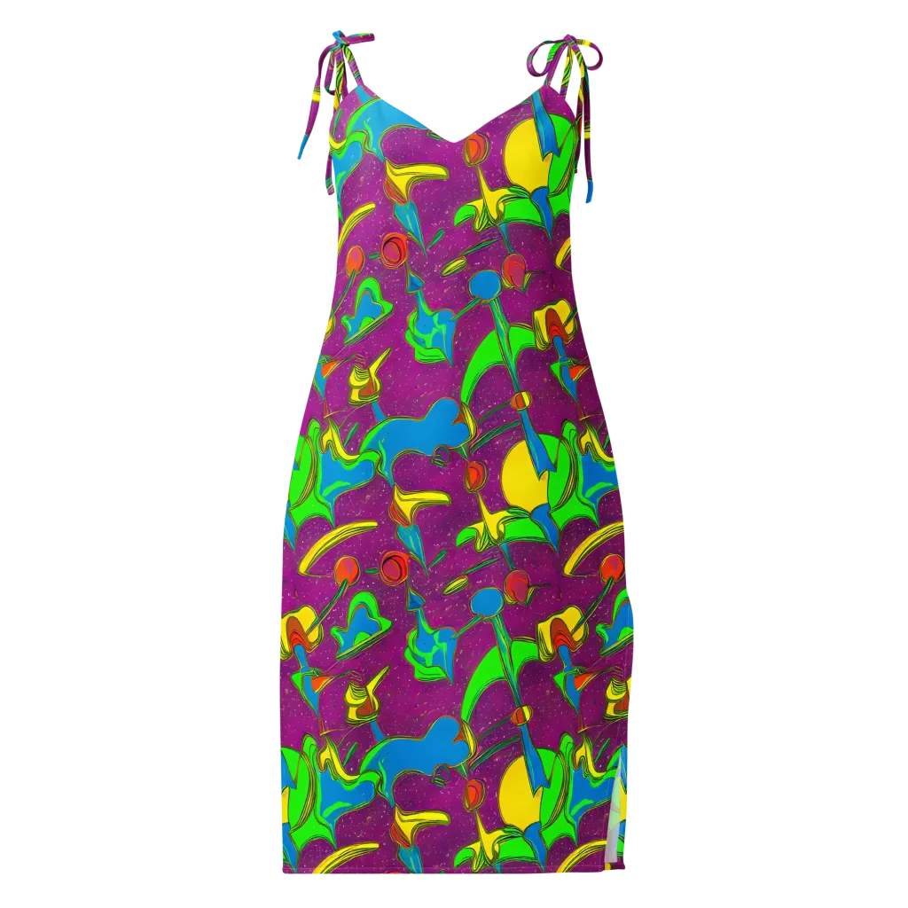 Hypercolor Haze on Slip Dress — Front