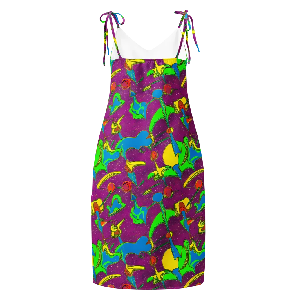 Hypercolor Haze on Slip Dress — Back