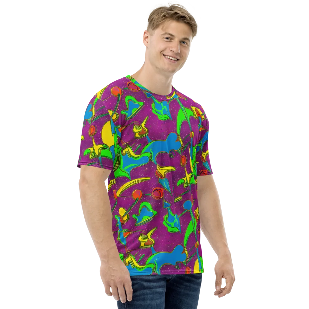 Hypercolor Haze on Men's Crew Neck T-Shirt — Right
