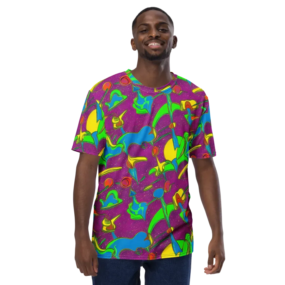 Hypercolor Haze on Men's Crew Neck T-Shirt — Front