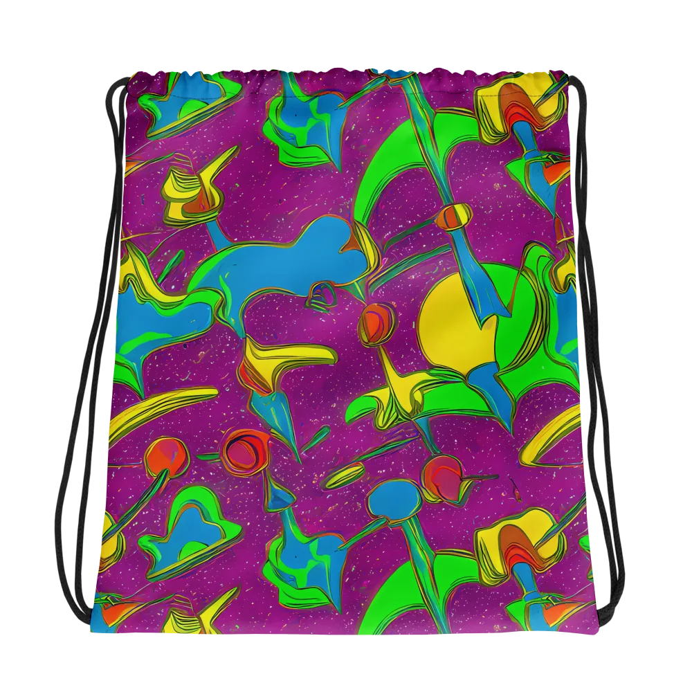 Hypercolor Haze on Drawstring Bag — Photo
