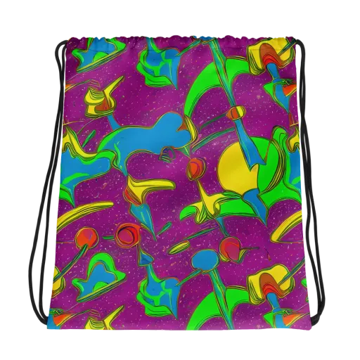 Hypercolor Haze on a Drawstring Bag