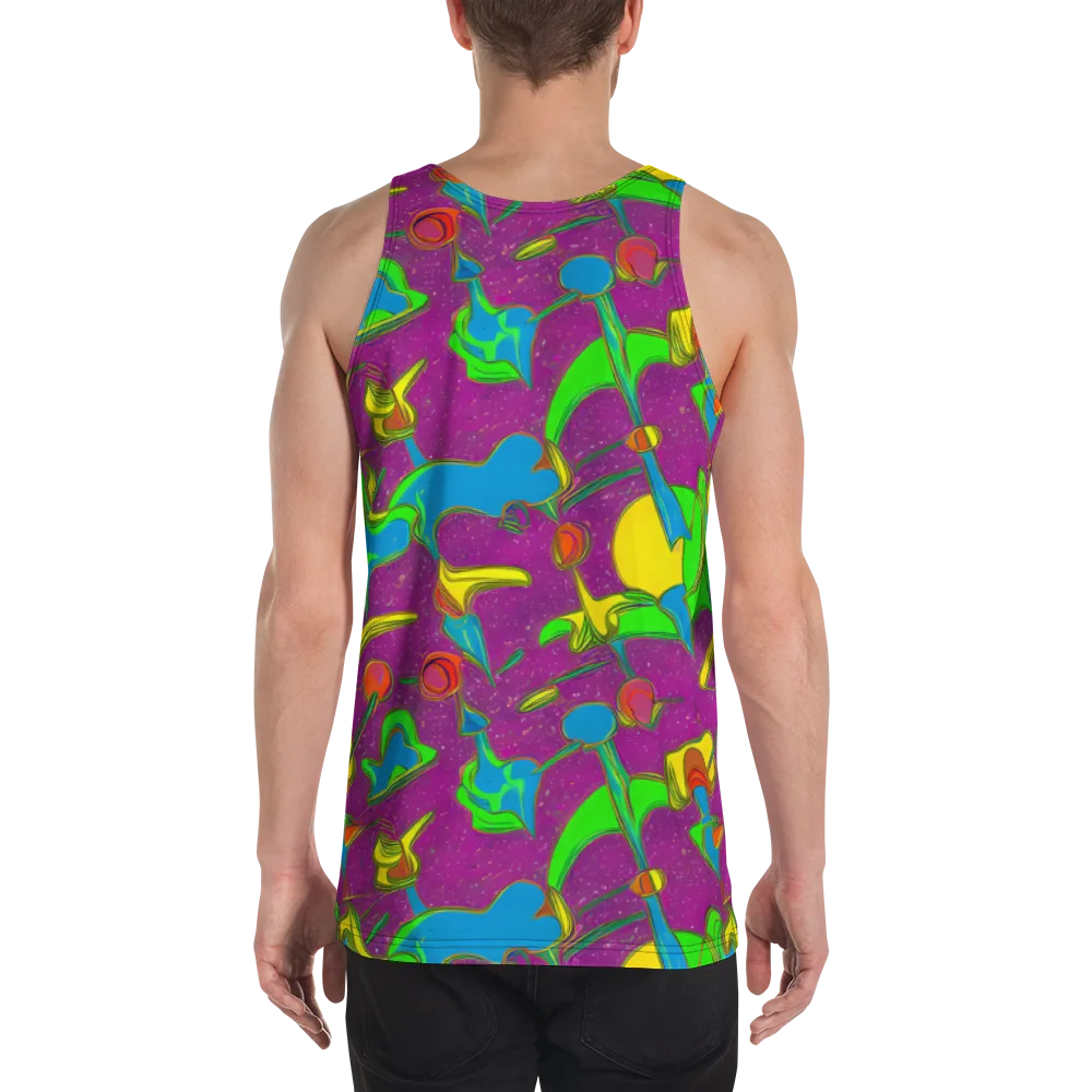 Hypercolor Haze on Men's Tank Top — Back