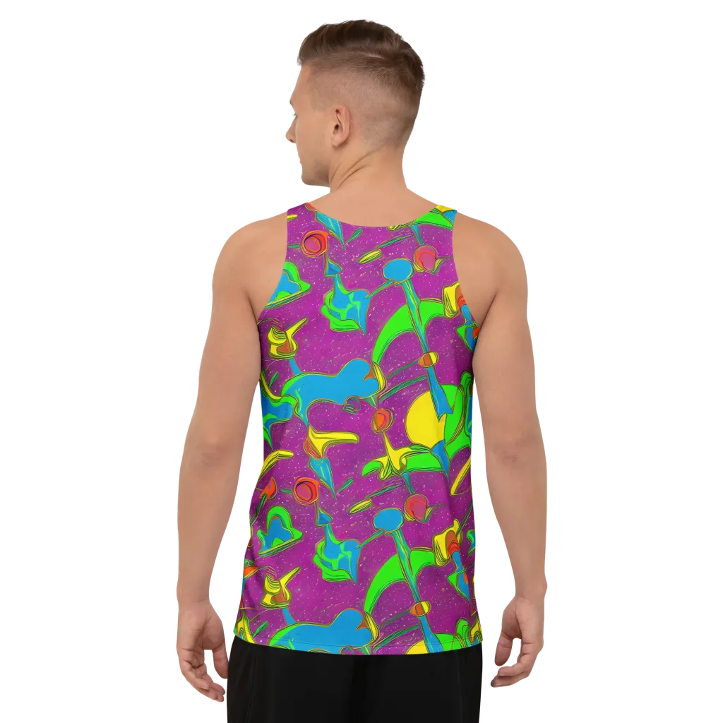 Hypercolor Haze on Men's Tank Top — Back