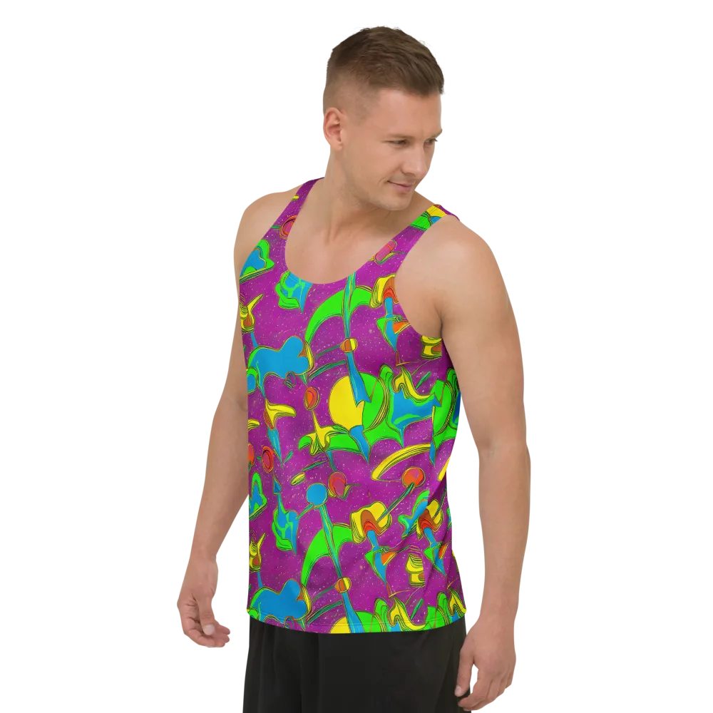 Hypercolor Haze on Men's Tank Top — Left Front
