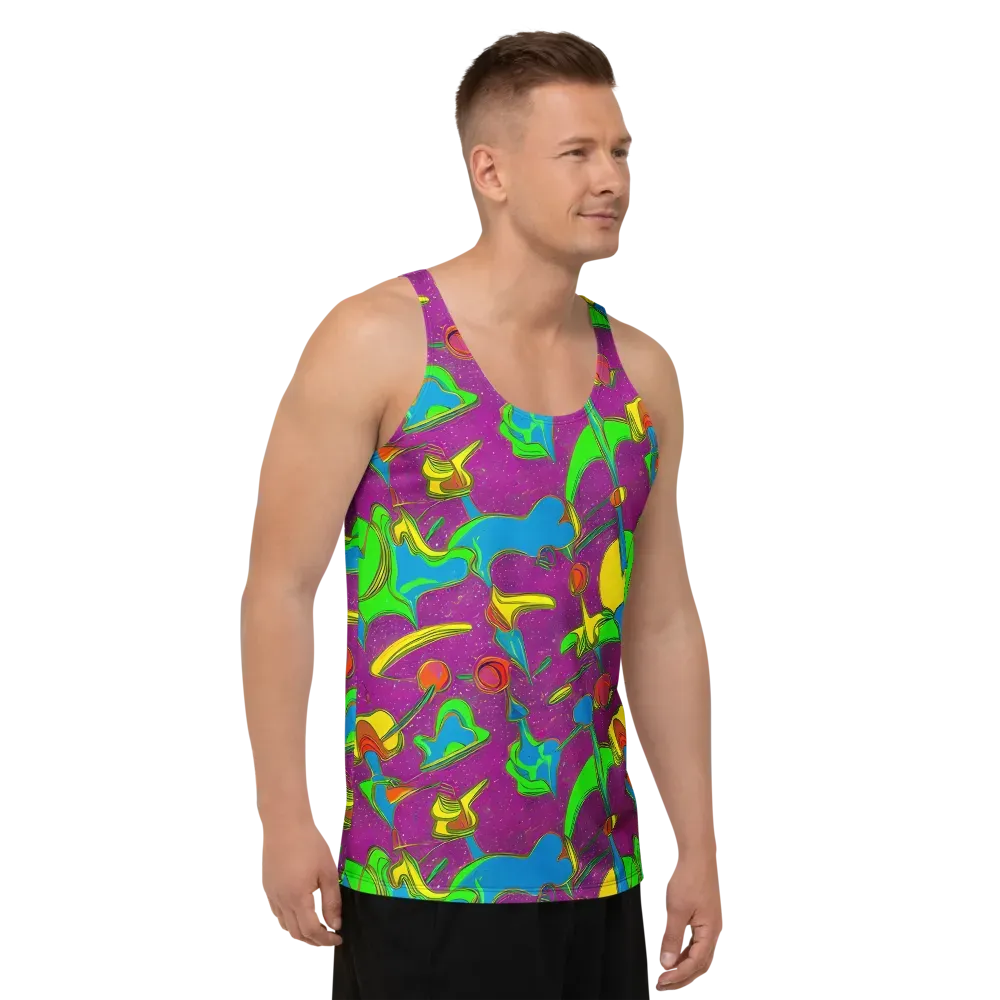 Hypercolor Haze on Men's Tank Top — Right Front