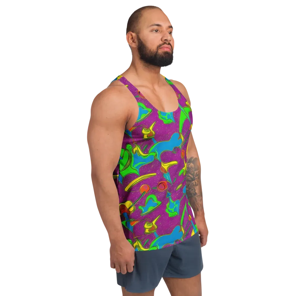 Hypercolor Haze on Men's Tank Top — Right Front