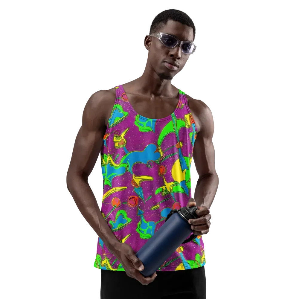 Hypercolor Haze on Men's Tank Top — Front