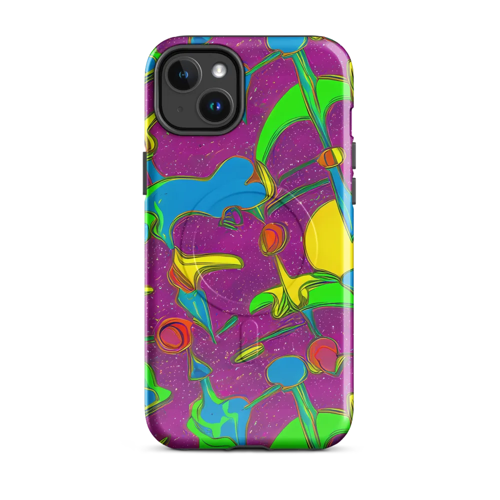 Hypercolor Haze on MagSafe Tough Case for iPhone® — Front