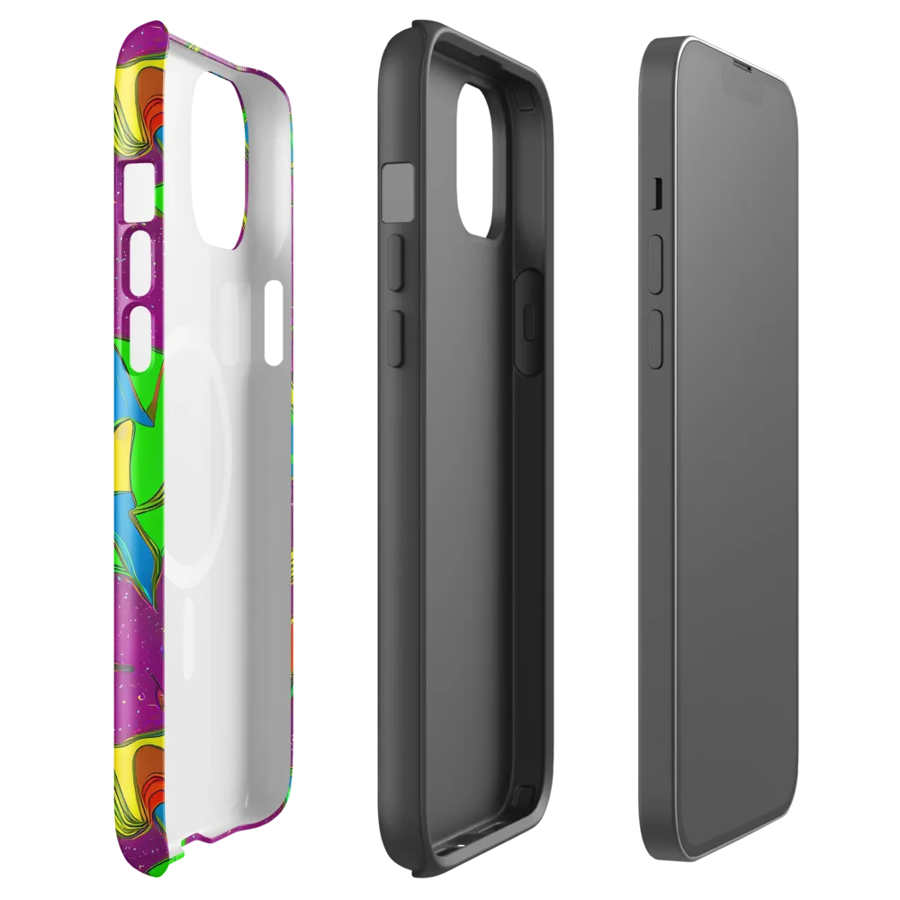 Hypercolor Haze on MagSafe Tough Case for iPhone® — Front