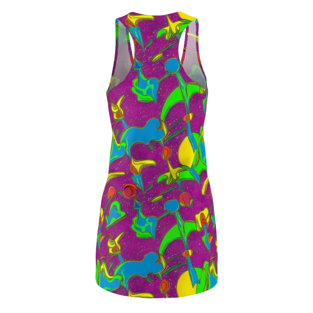 Hypercolor Haze on Racerback Dress — Back