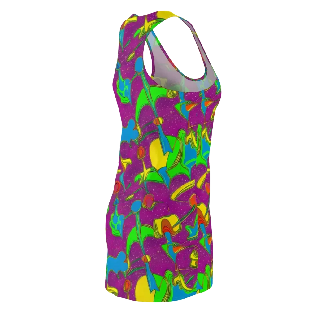 Hypercolor Haze on Racerback Dress — Back Side