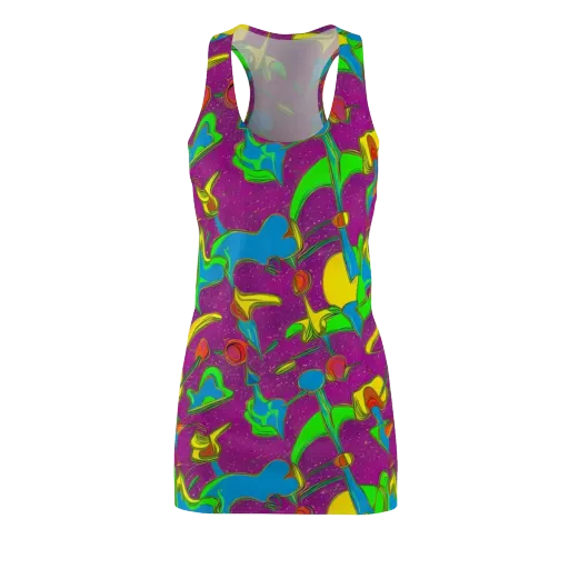 Hypercolor Haze on a Racerback Dress