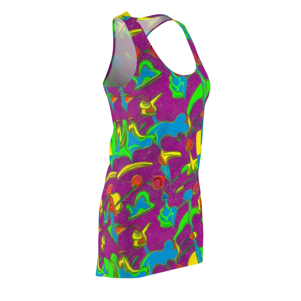 Hypercolor Haze on Racerback Dress — Front Side